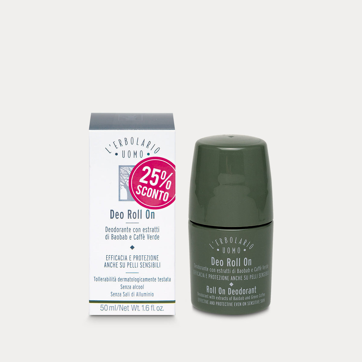 L'erbolario uomo deo roll-on