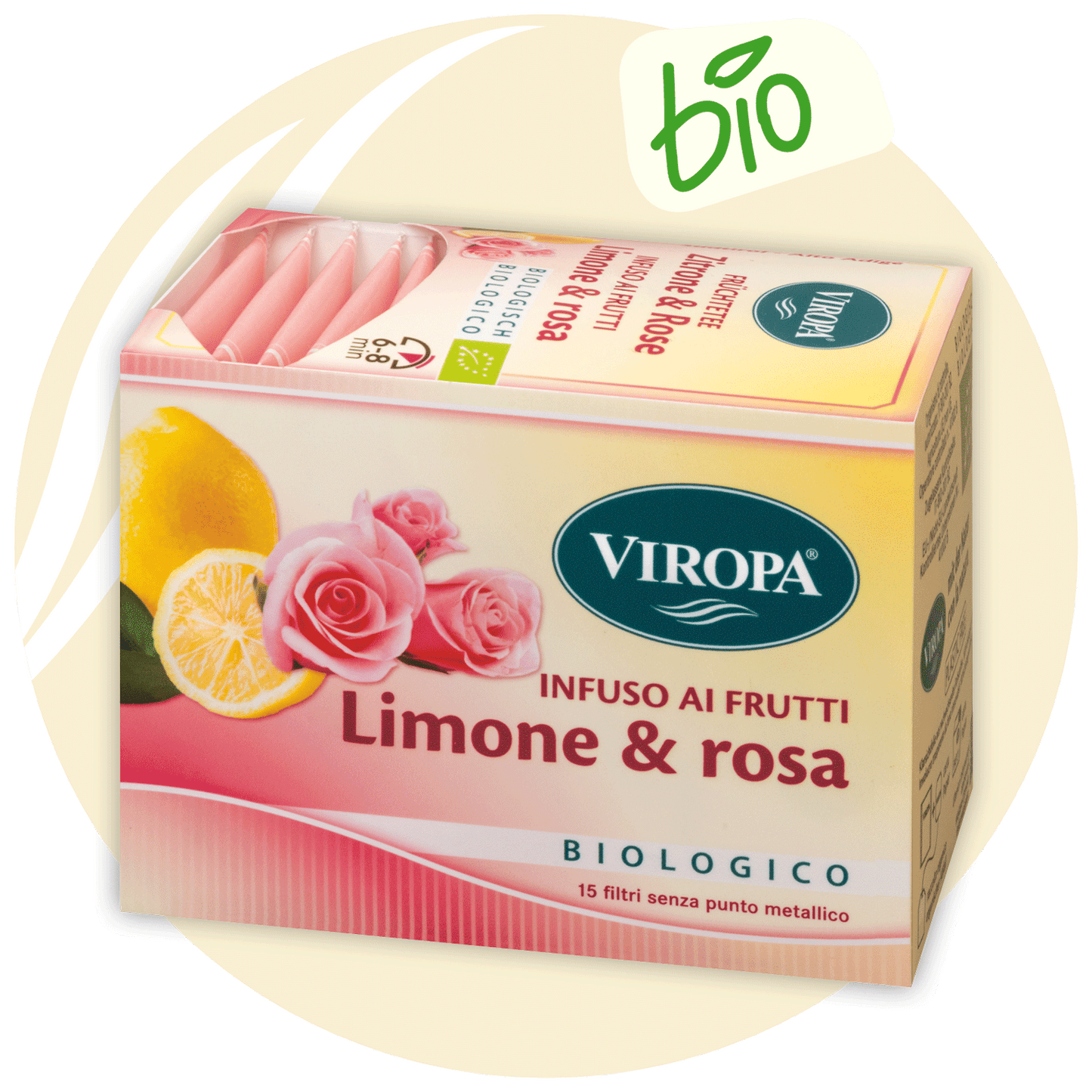 Infuso alla frutta Limone e Rosa