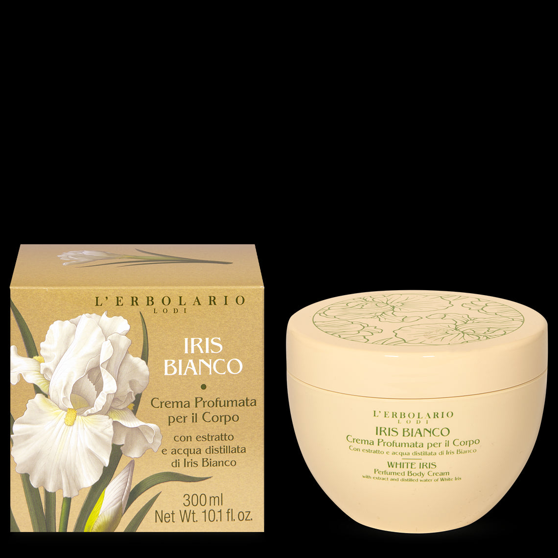 Iris Bianco crema profumata per il corpo