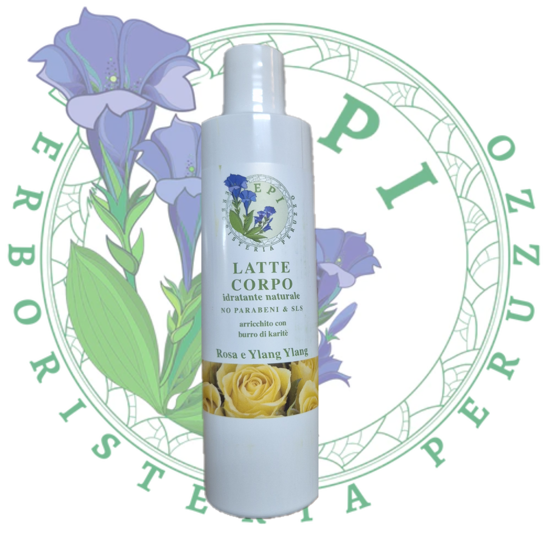 Latte corpo Rosa e Ylang Ylang