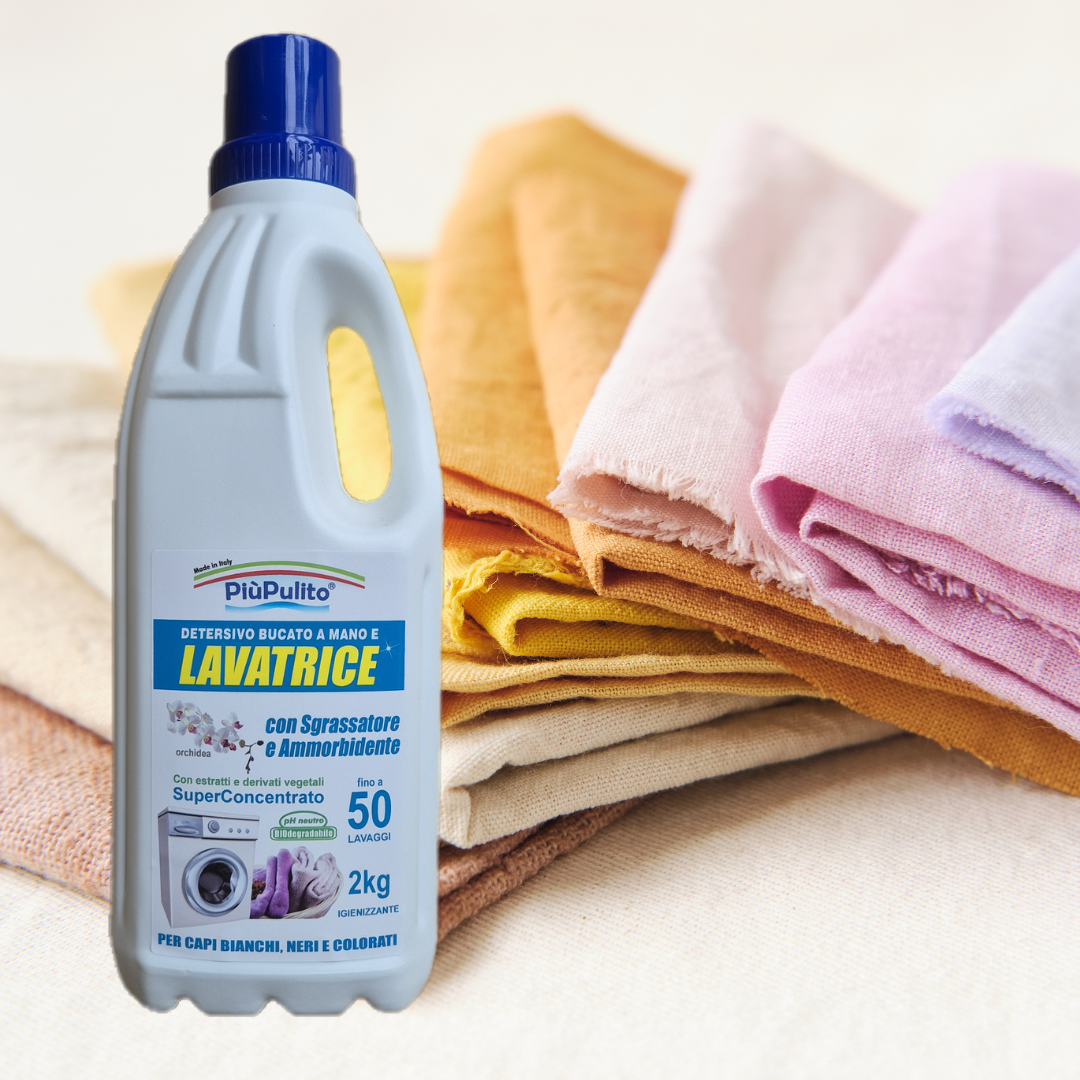 Detersivo bucato a mano e lavatrice