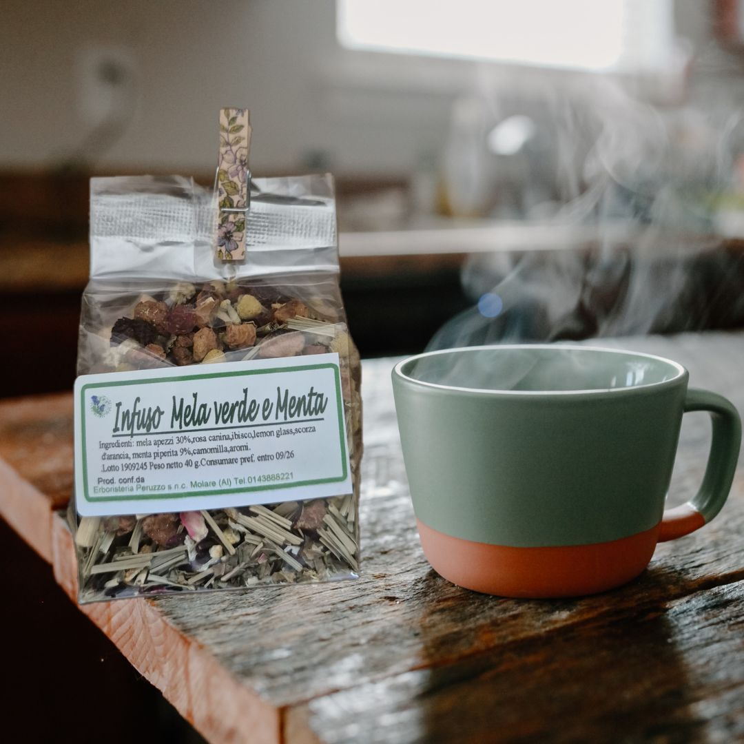Infuso Mela verde e Menta