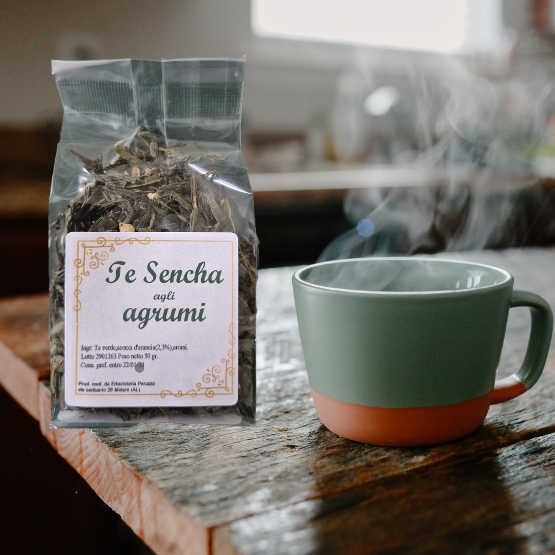 Tè Sencha agli agrumi