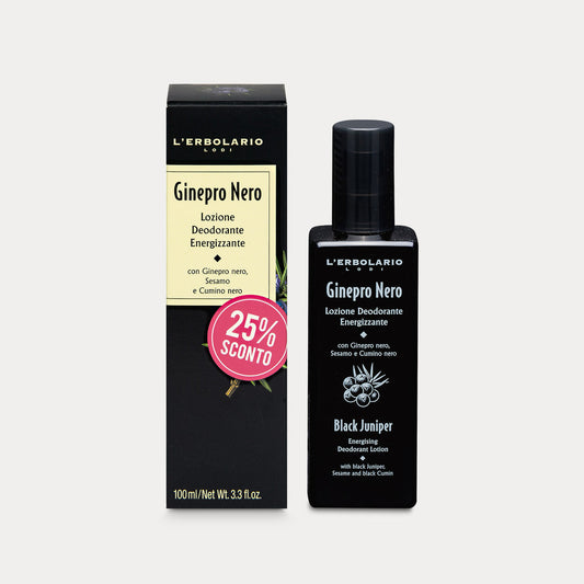 Ginepro Nero lozione deodorante energizzante