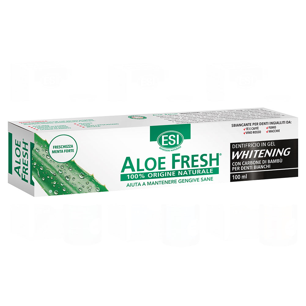 Aloe fresh whitening con carbone di bambù