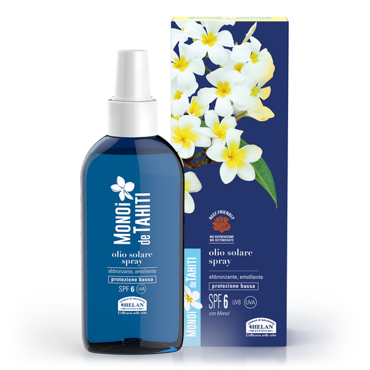 Monoi de Tahiti Olio Solare Spray Abbronzante Emolliente SPF6