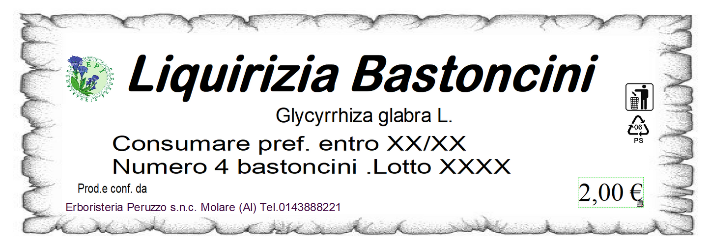 Liquirizia bastoncini